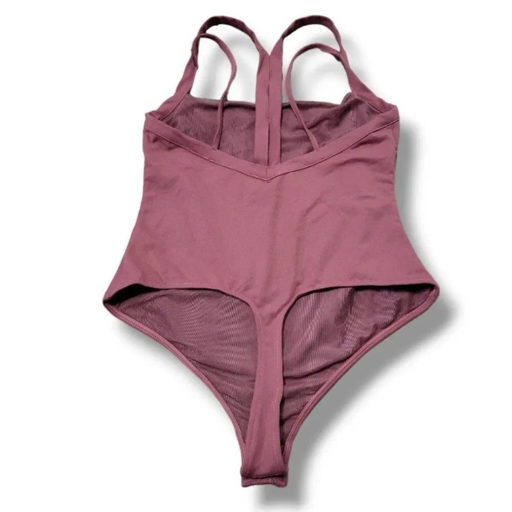 Intimately Free People Bodysuit Size Medium MD Tank Top Racerback Strapy Stretch